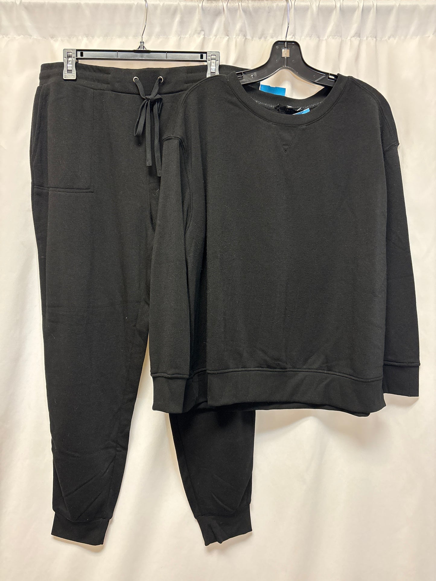 Athletic Pants 2pc By Jane And Delancey In Black, Size: Xl