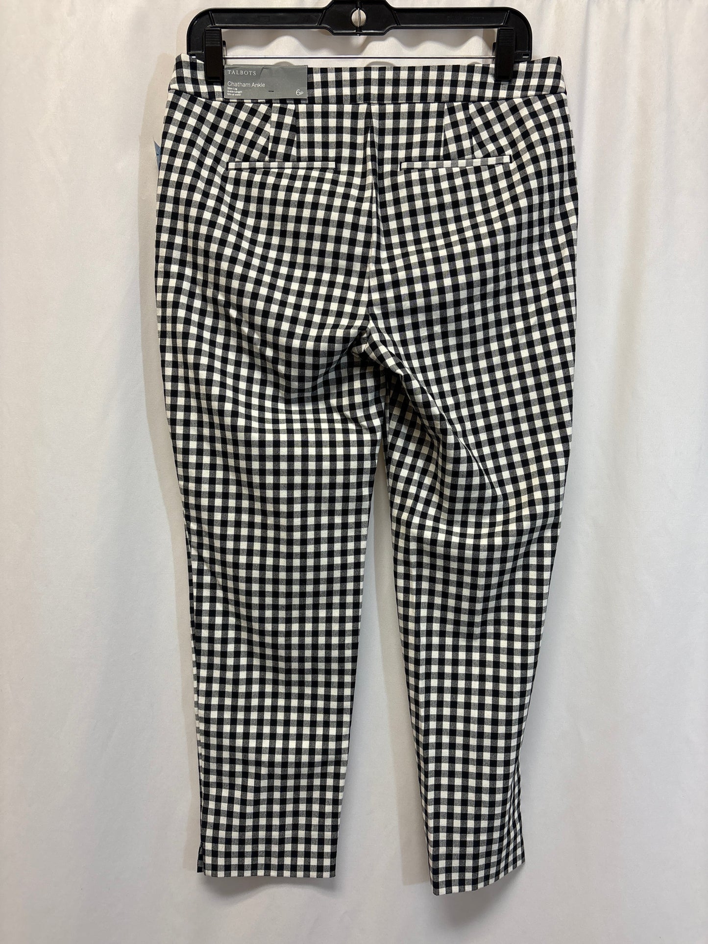 Pants Dress By Talbots In Black & White, Size: 6