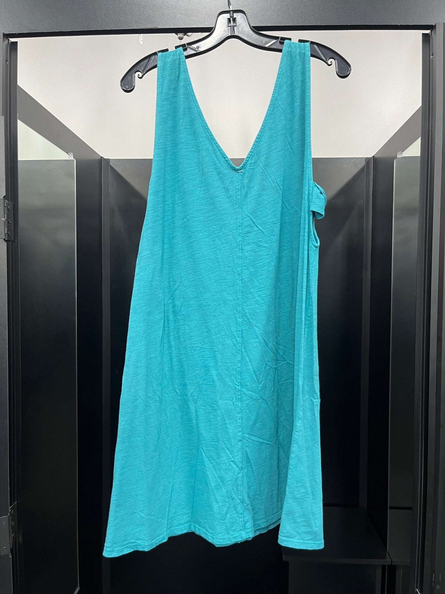 Teal Dress Casual Short Loft, Size 2x