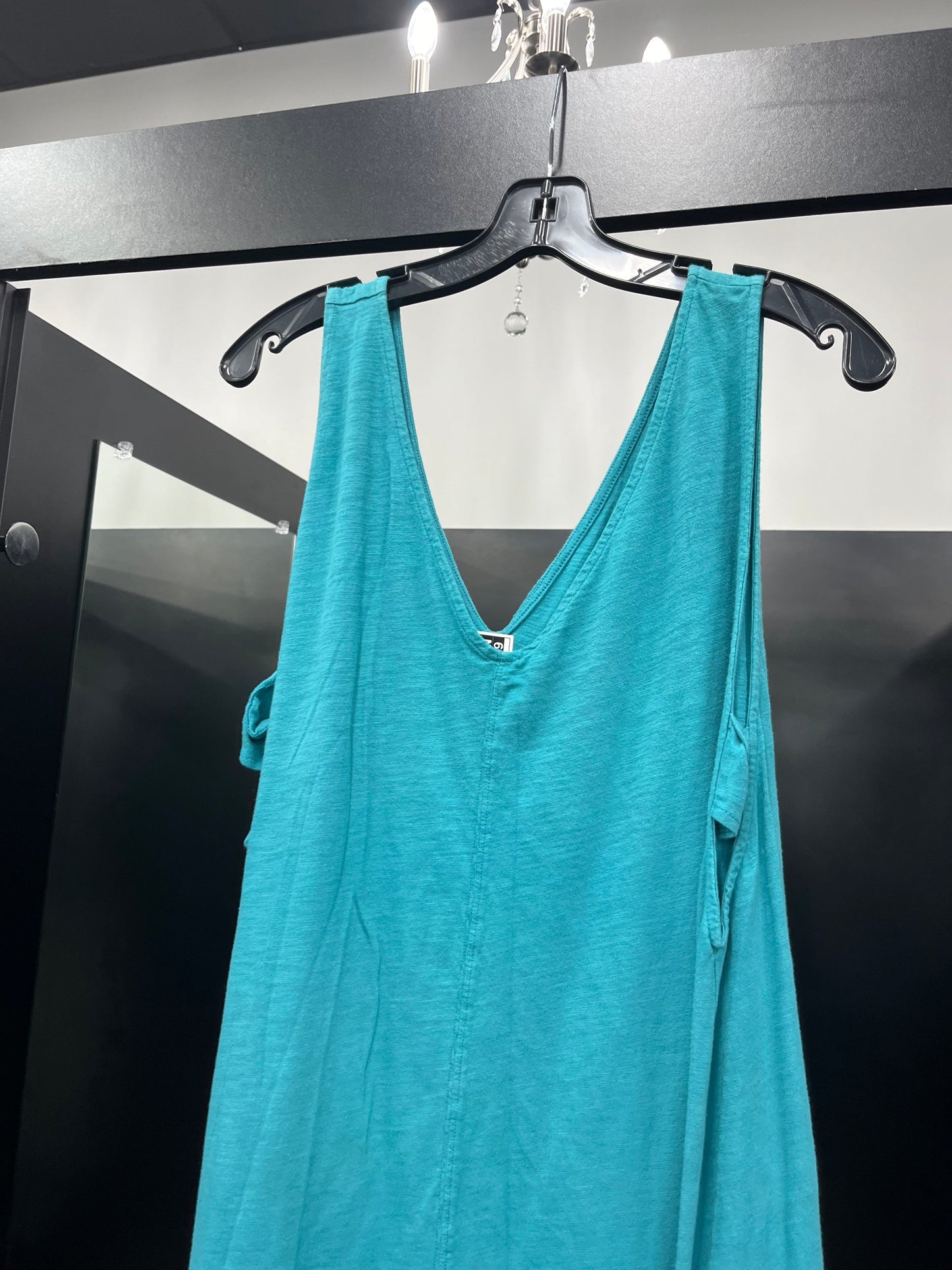 Teal Dress Casual Short Loft, Size 2x