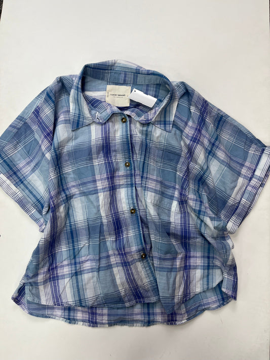 Top Short Sleeve By Lucky Brand  Size: L