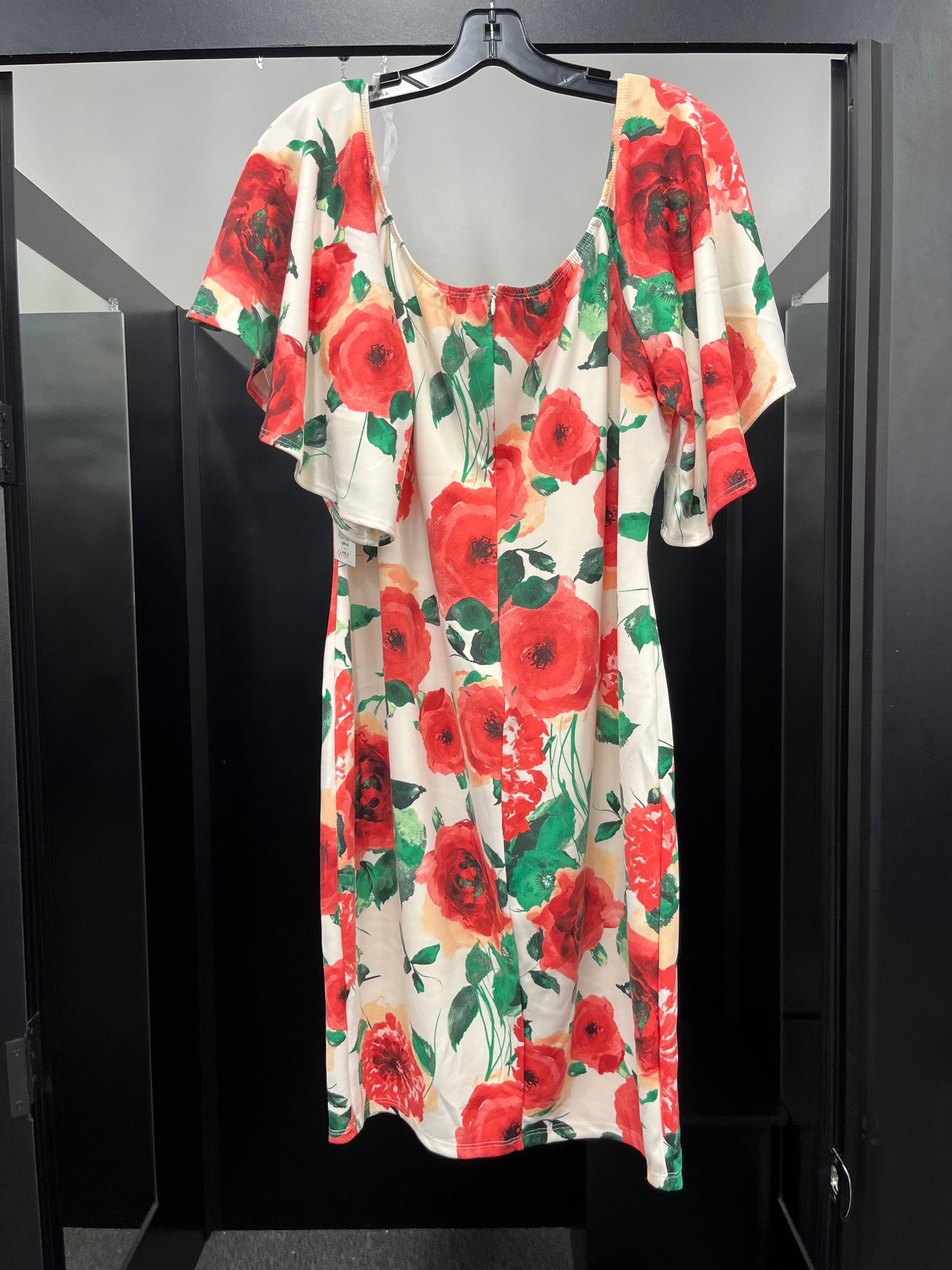 Floral Dress Casual Midi Fashion To Figure NWT, Size 2x