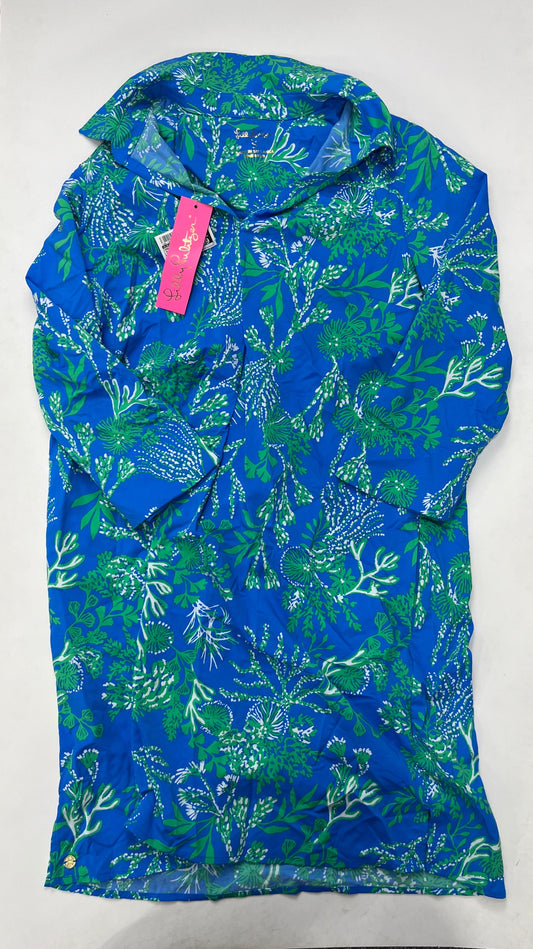 Blue Green Dress Work Lilly Pulitzer, Size S