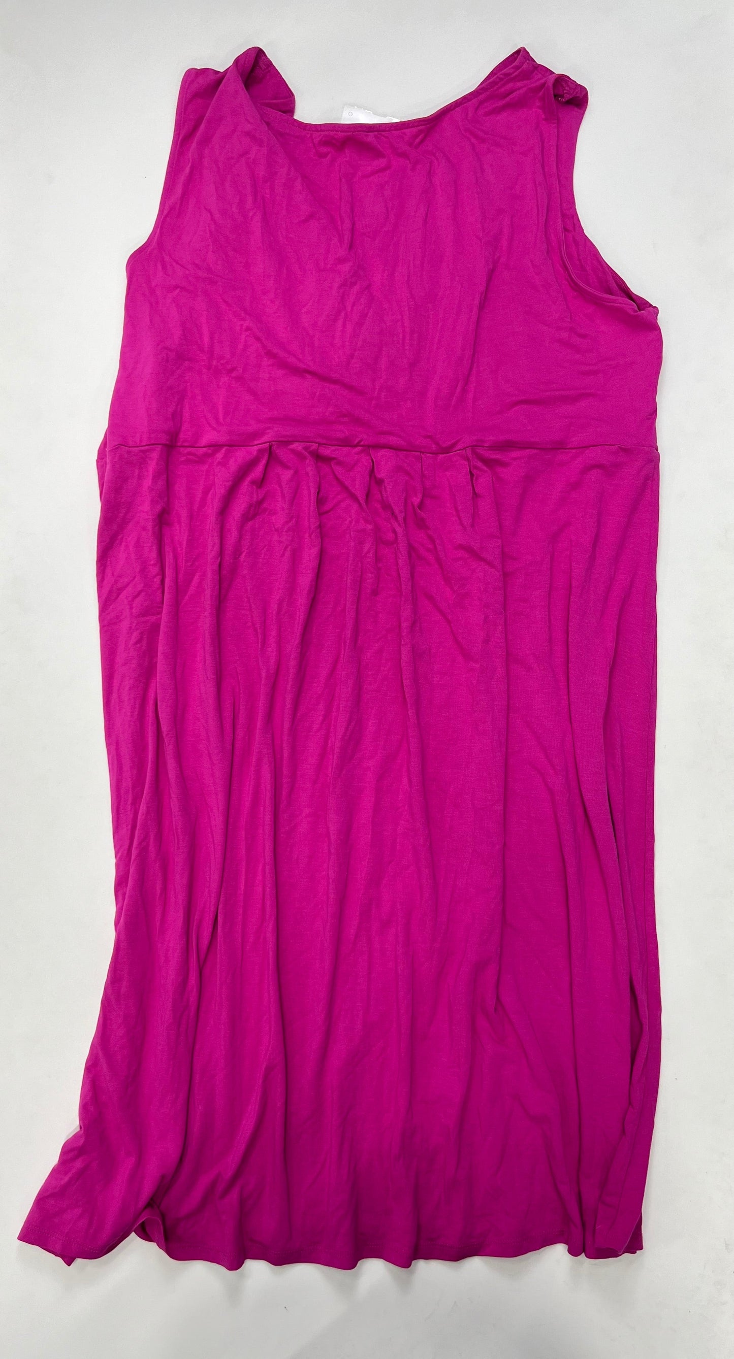 Fuschia Dress Casual Midi St Johns Bay NWT Size 1x