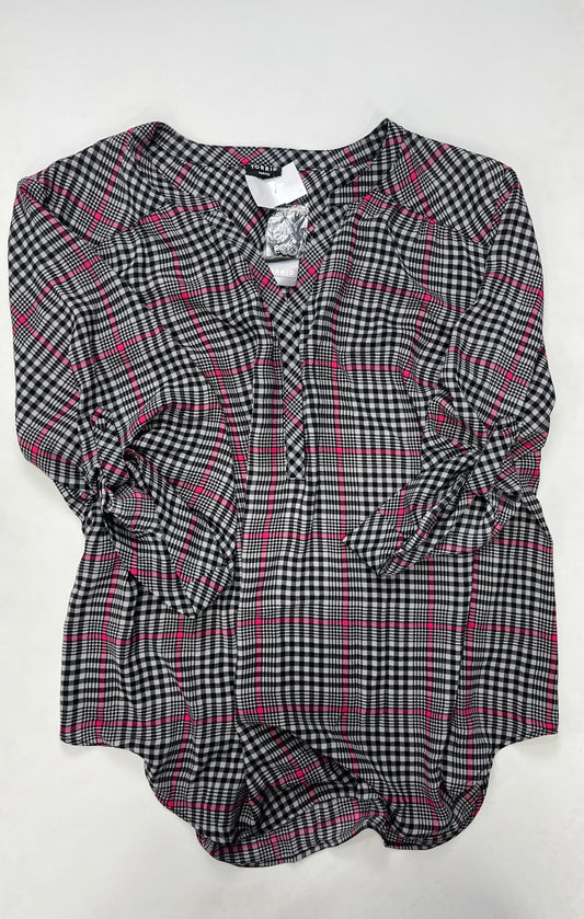 Checked Blouse Long Sleeve Torrid, Size 3x