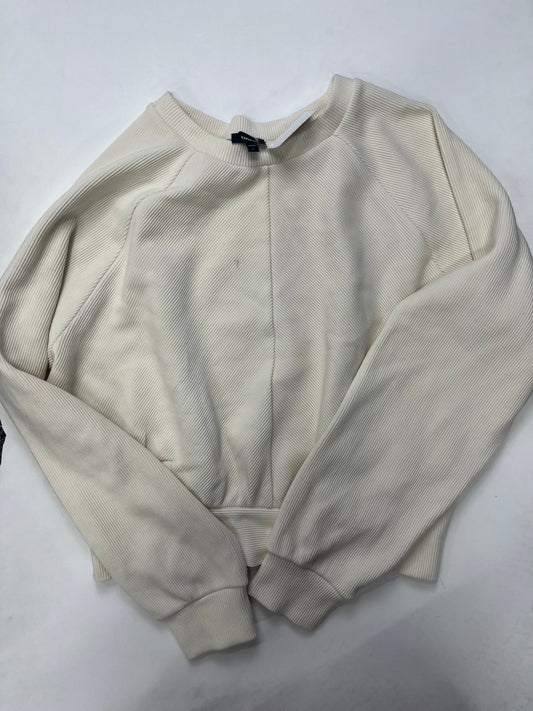 Cream Sweatshirt Crewneck Express, Size L