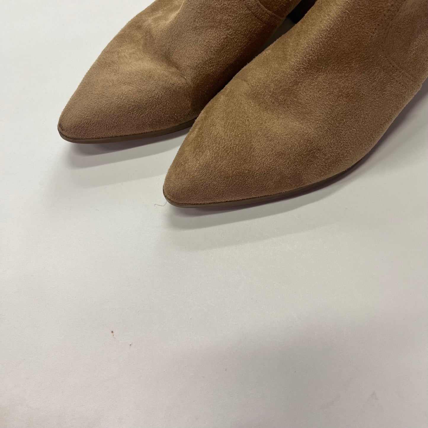 Tan Boots Ankle Heels Banana Republic O, Size 7.5