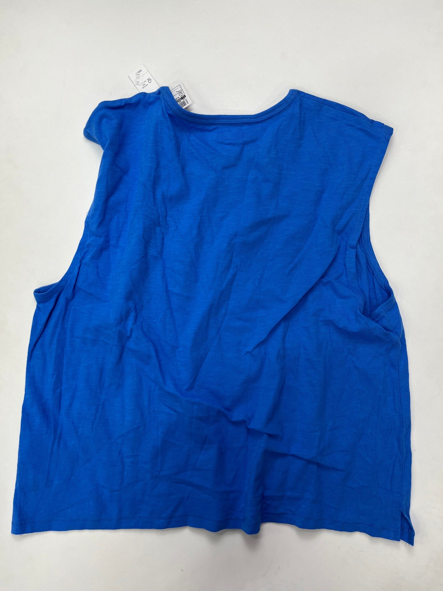 Blue Top Sleeveless J Crew NWT, Size L