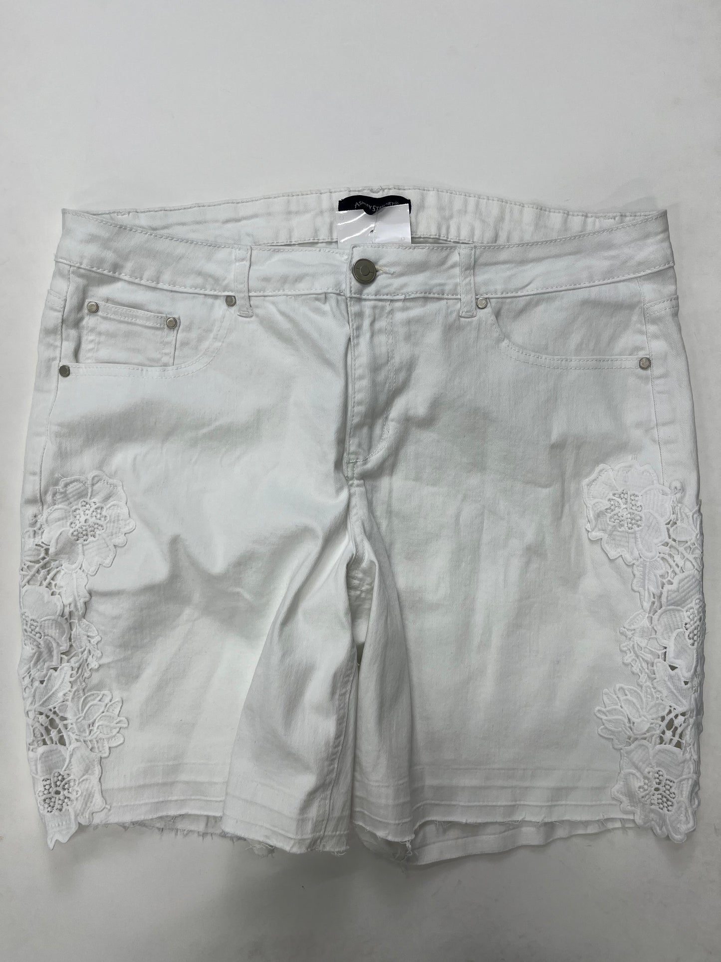 Denim White Shorts Ashley Stewart NWT, Size 18