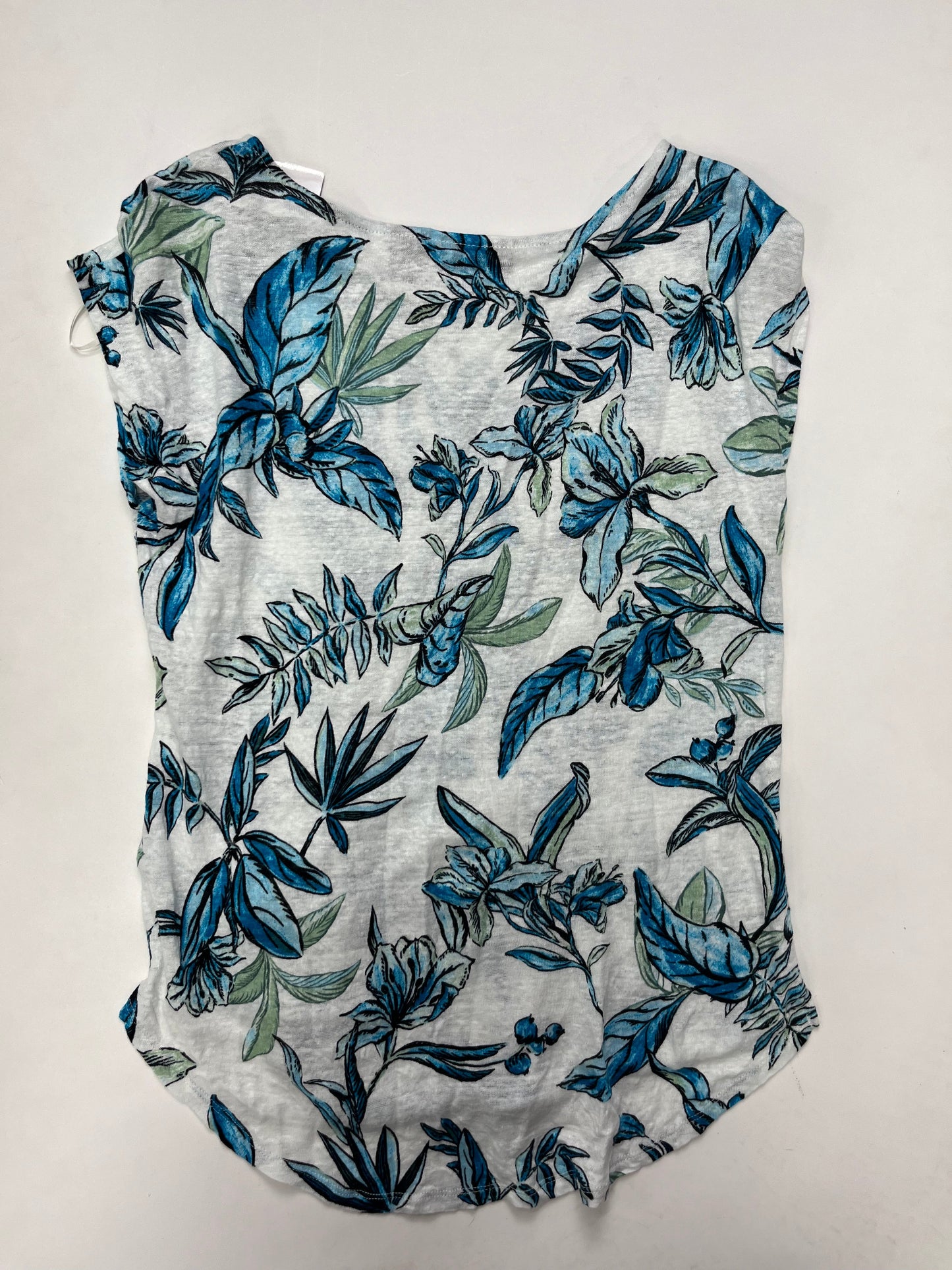 Floral Top Short Sleeve Tahari, Size M