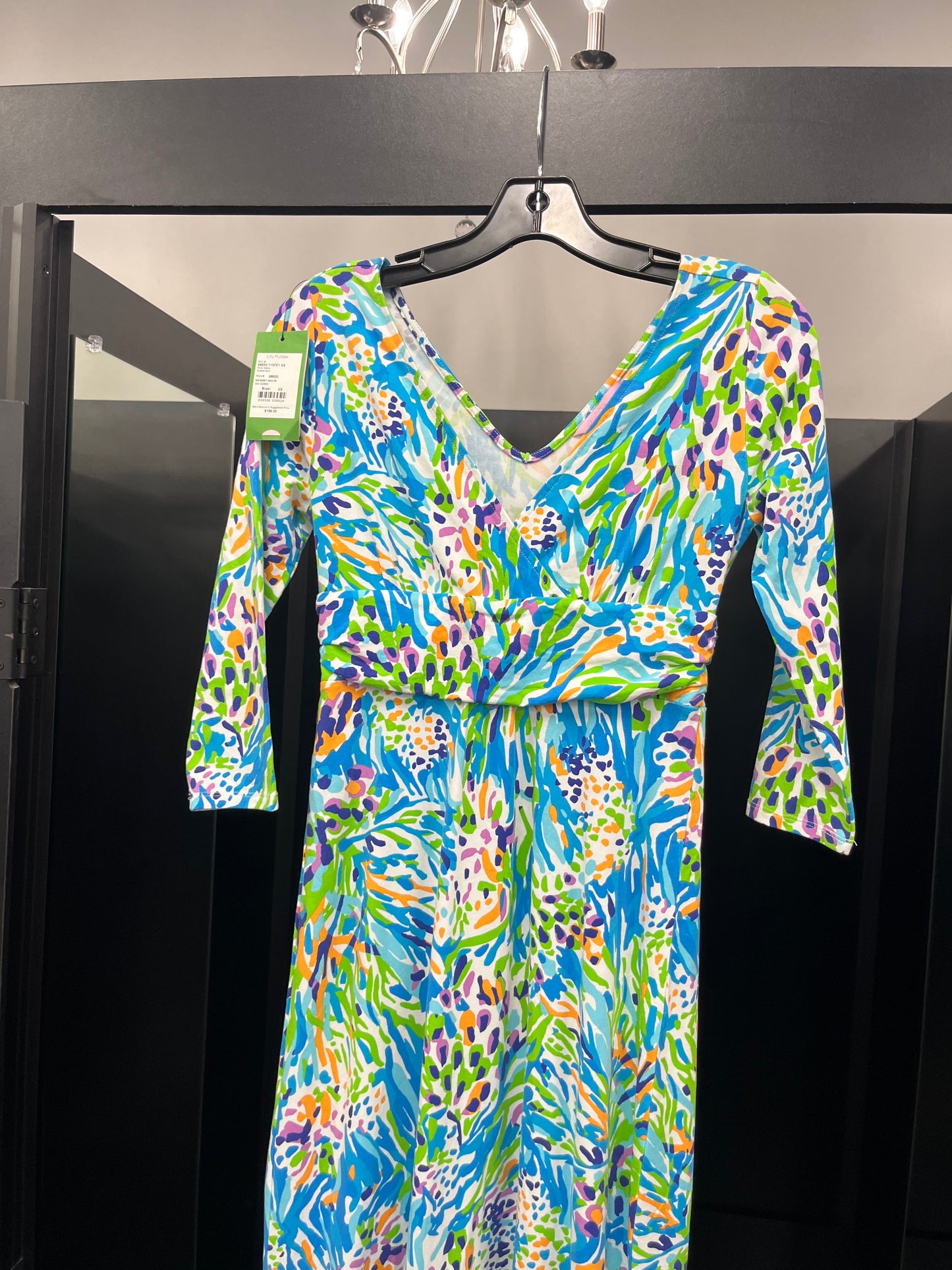 Multi-colored Dress Party Long Lilly Pulitzer NWT, Size Xs