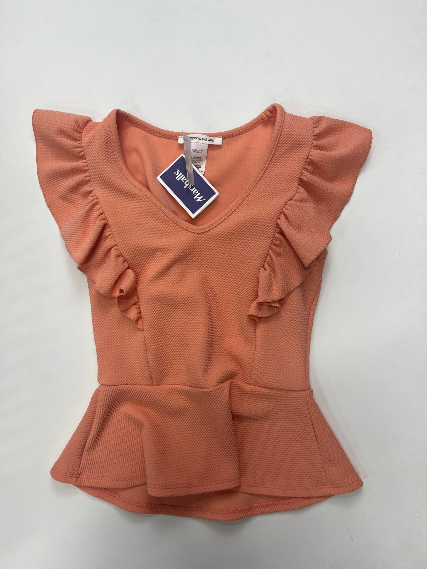 Orange Top Sleeveless Caution To The Wind NWT, Size Xs