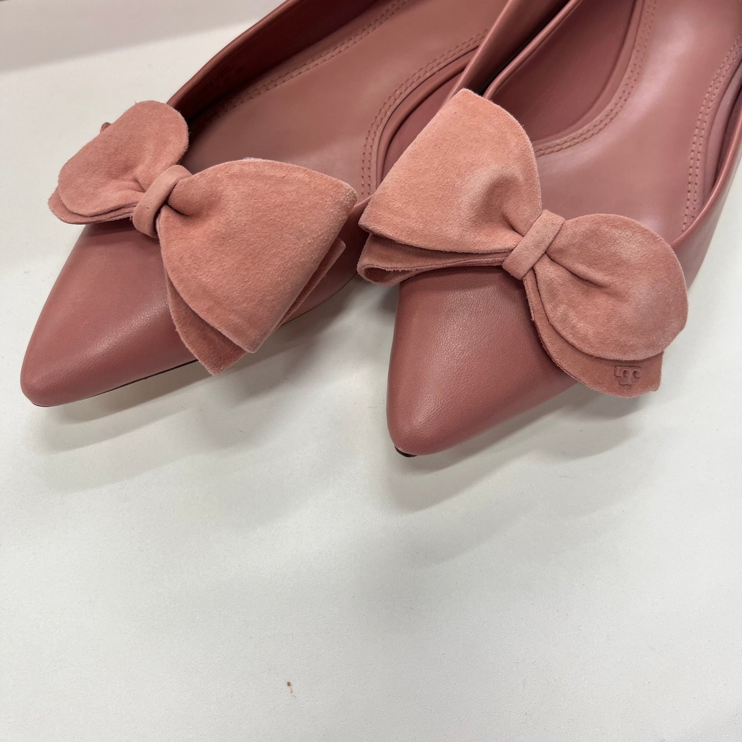 Pink Shoes Flats Ballet Tory Burch, Size 9