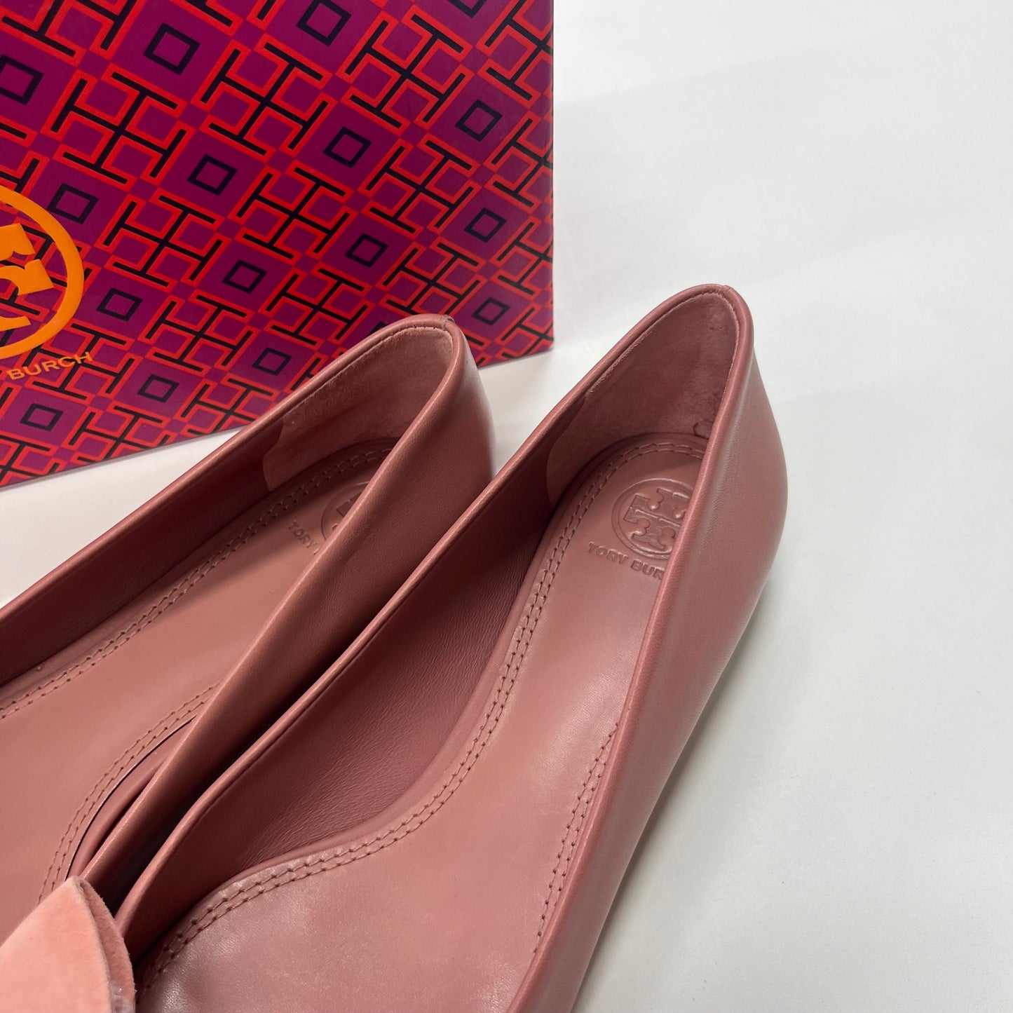 Pink Shoes Flats Ballet Tory Burch, Size 9