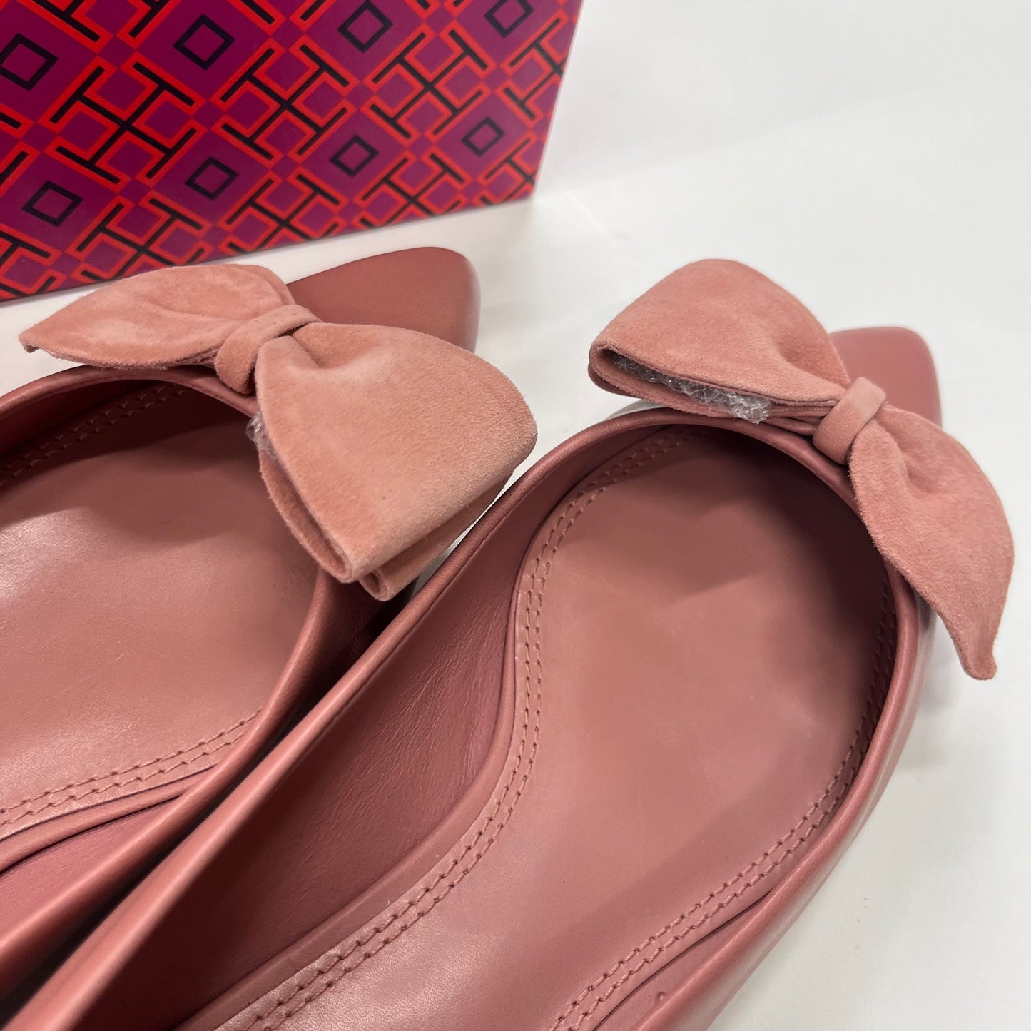 Pink Shoes Flats Ballet Tory Burch, Size 9