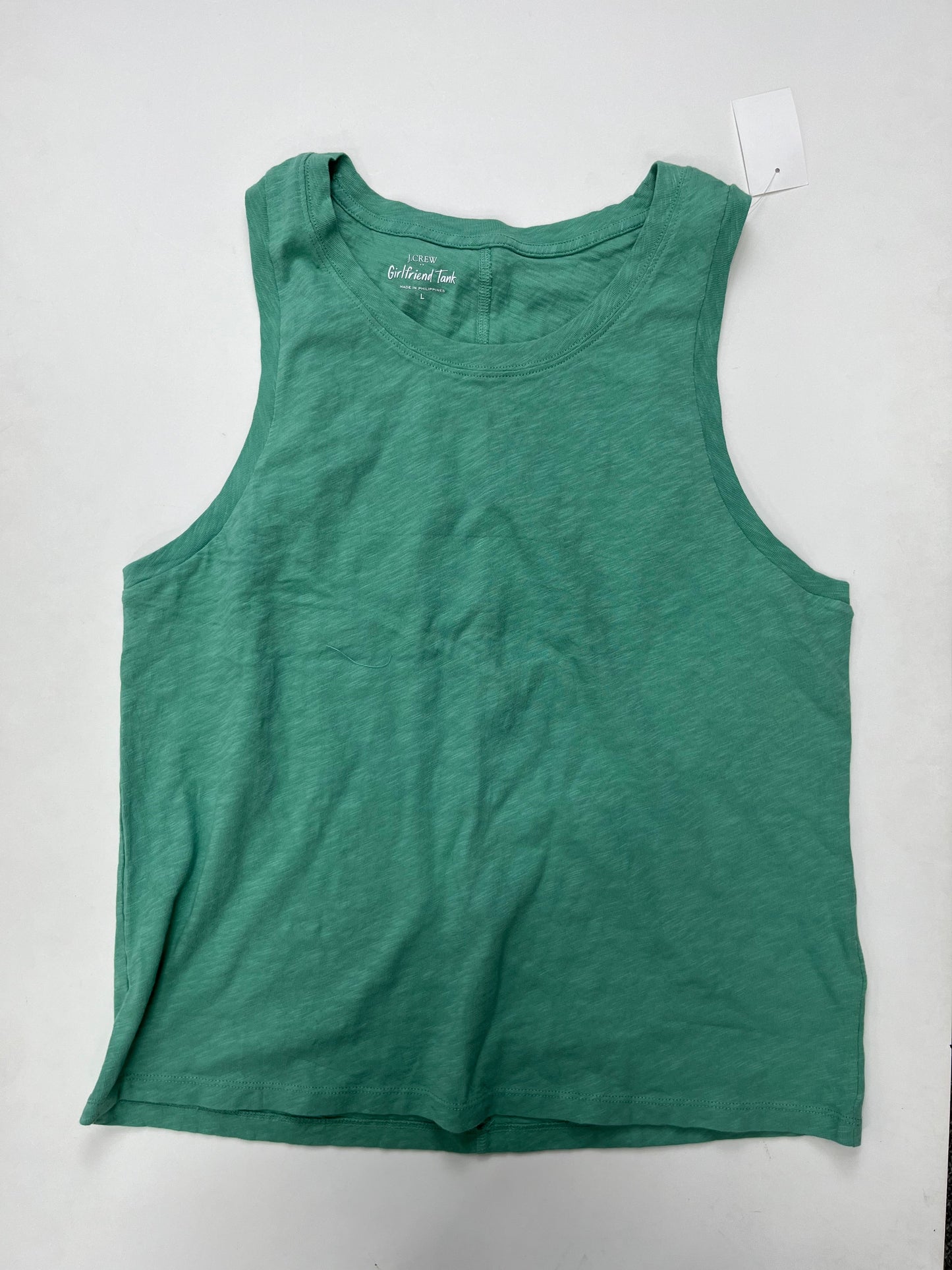 Green Tank Top J Crew, Size L