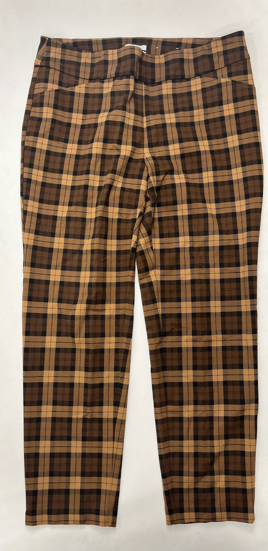 Plaid Pants Work/dress Charter Club, Size 18