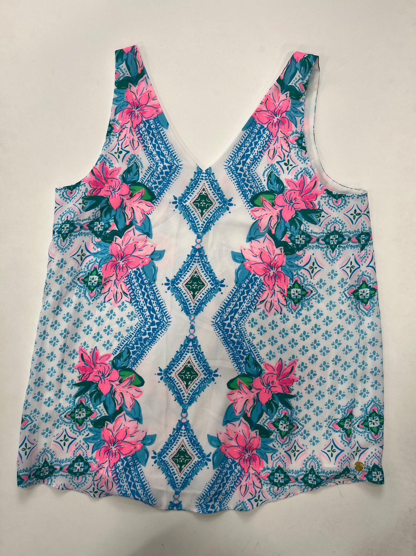 Multi-colored Blouse Sleeveless Lilly Pulitzer, Size Xs