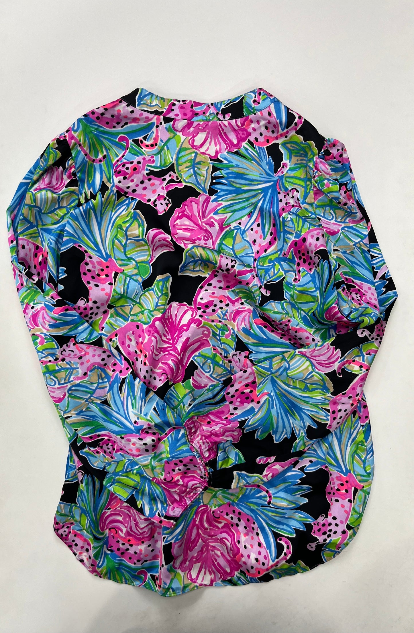 Multi-colored Blouse Long Sleeve Lilly Pulitzer, Size 2