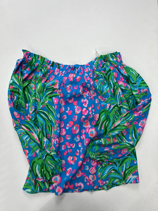 Multi-colored Top Long Sleeve Lilly Pulitzer NWT, Size Xs