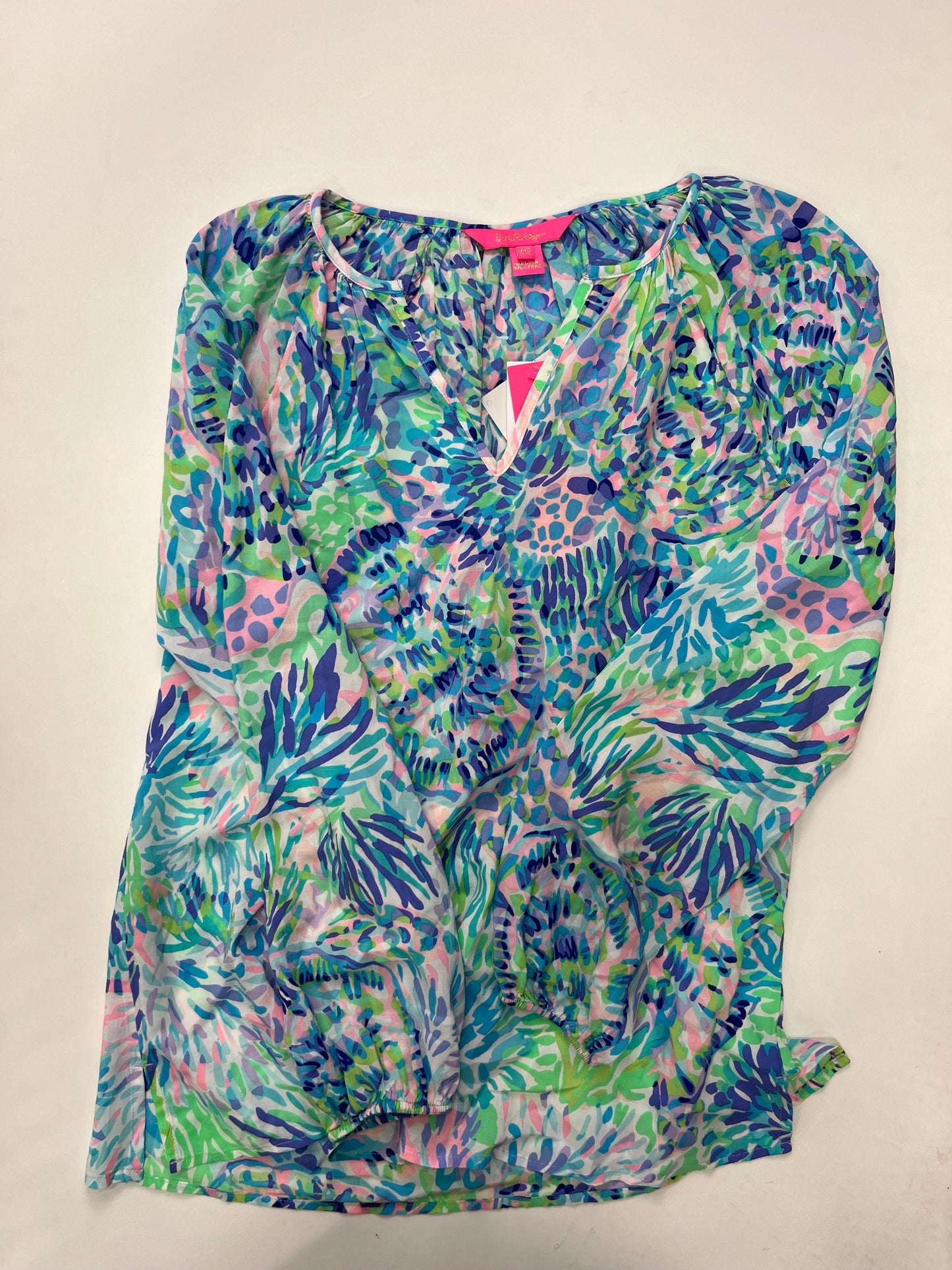 Blue Top Long Sleeve Lilly Pulitzer NWT, Size Xs