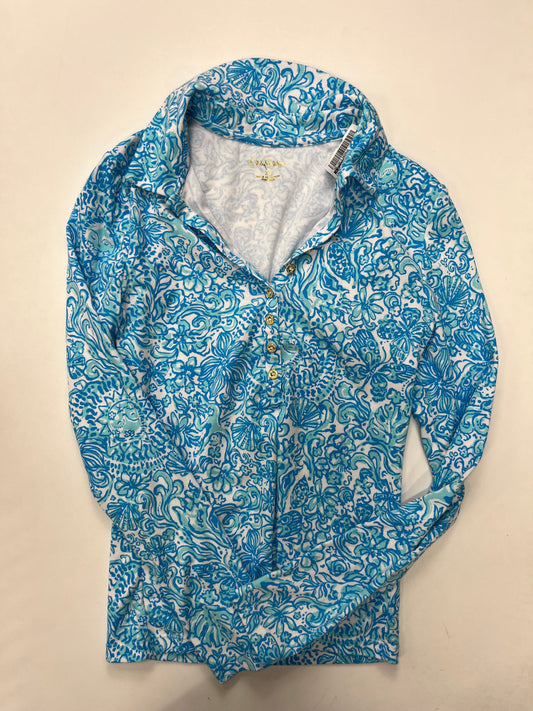 Blue Top Long Sleeve Lilly Pulitzer, Size Xs