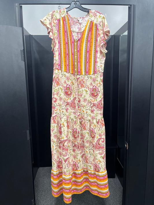 Dress Casual Maxi By Cato In Floral, Size: L