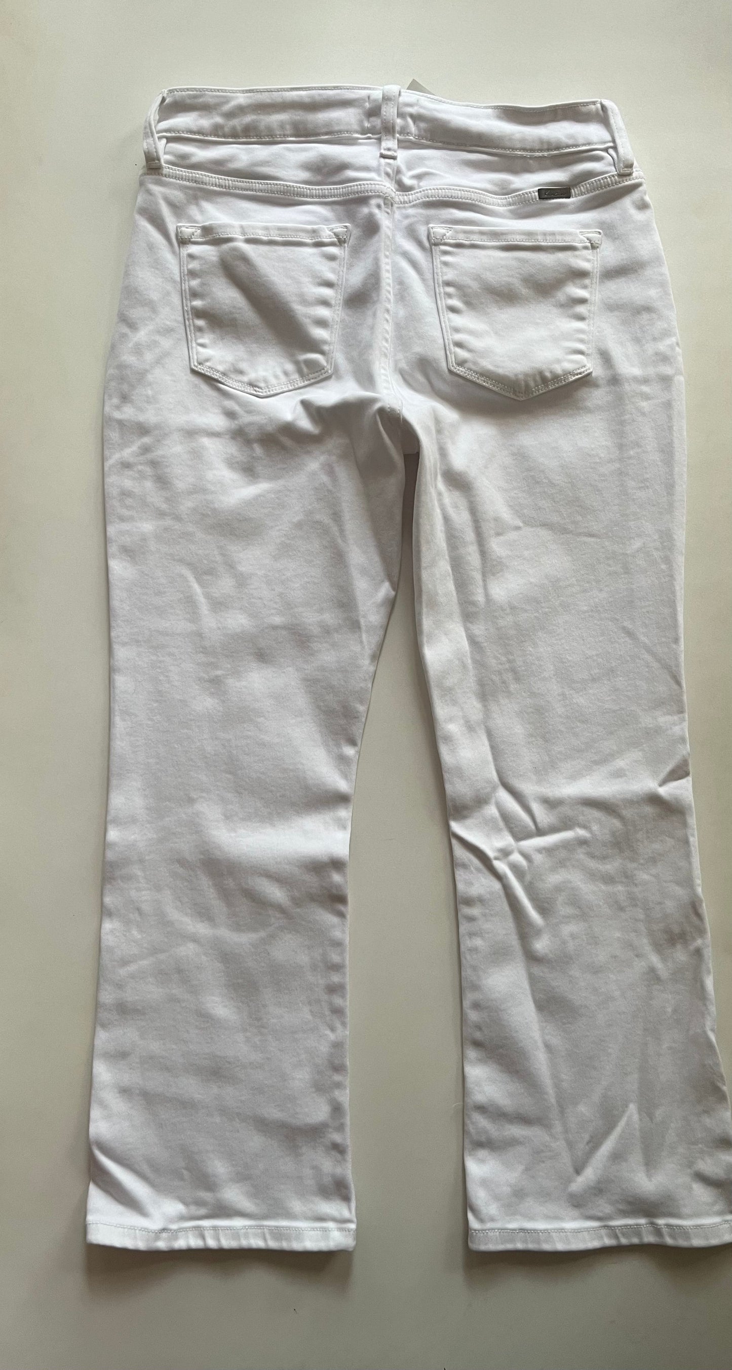 White Jeans Straight Kancan, Size 10