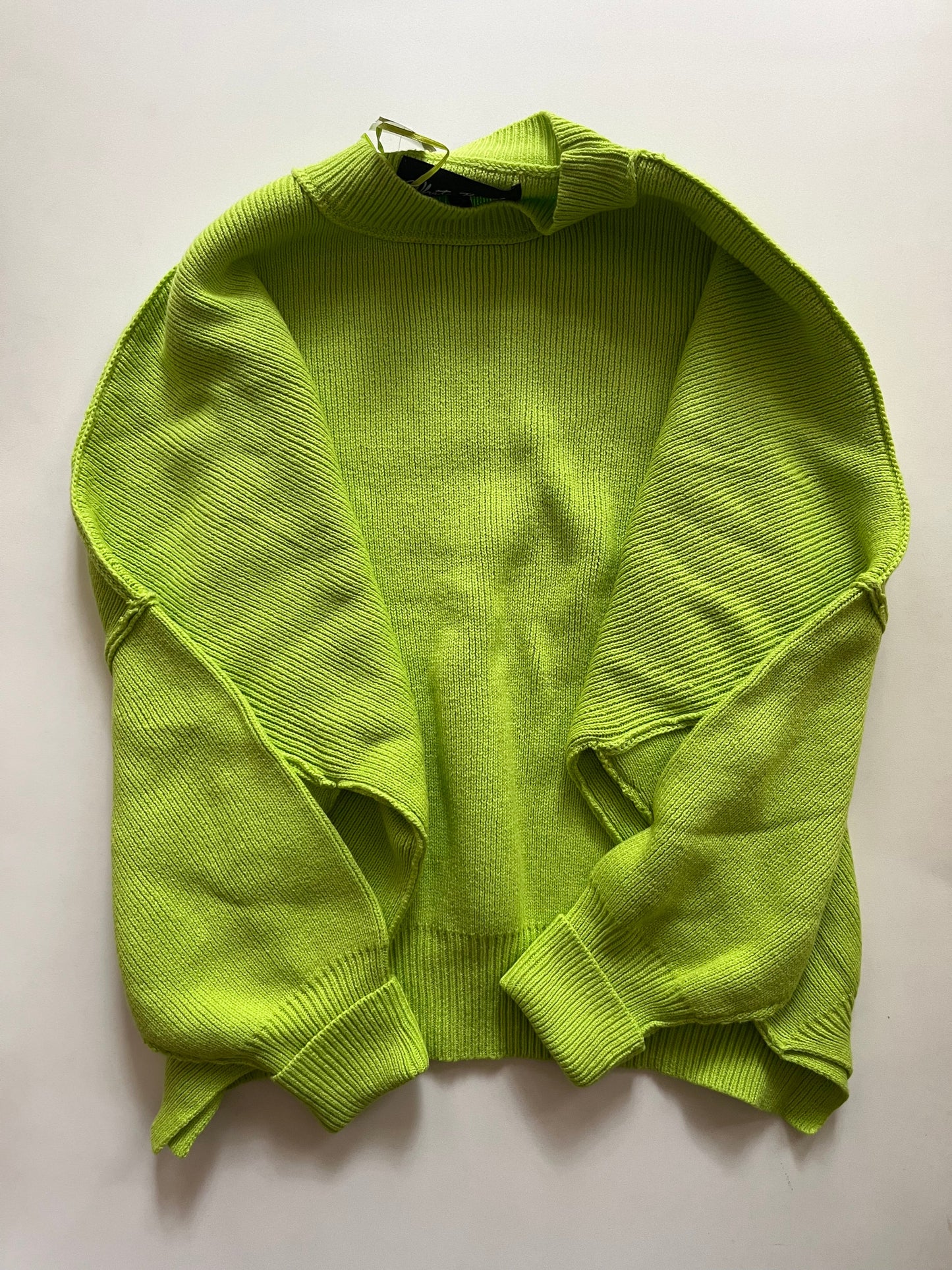 Lime Green Sweater White Birch, Size S