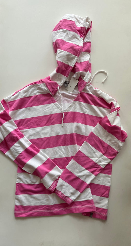 Striped Sweatshirt Hoodie Talbots, Size M