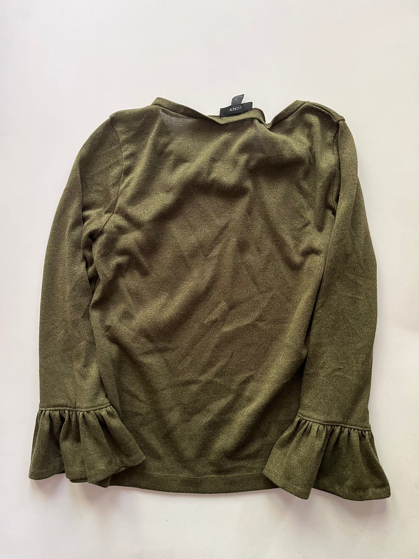 Top Long Sleeve By J Crew In Green, Size: S