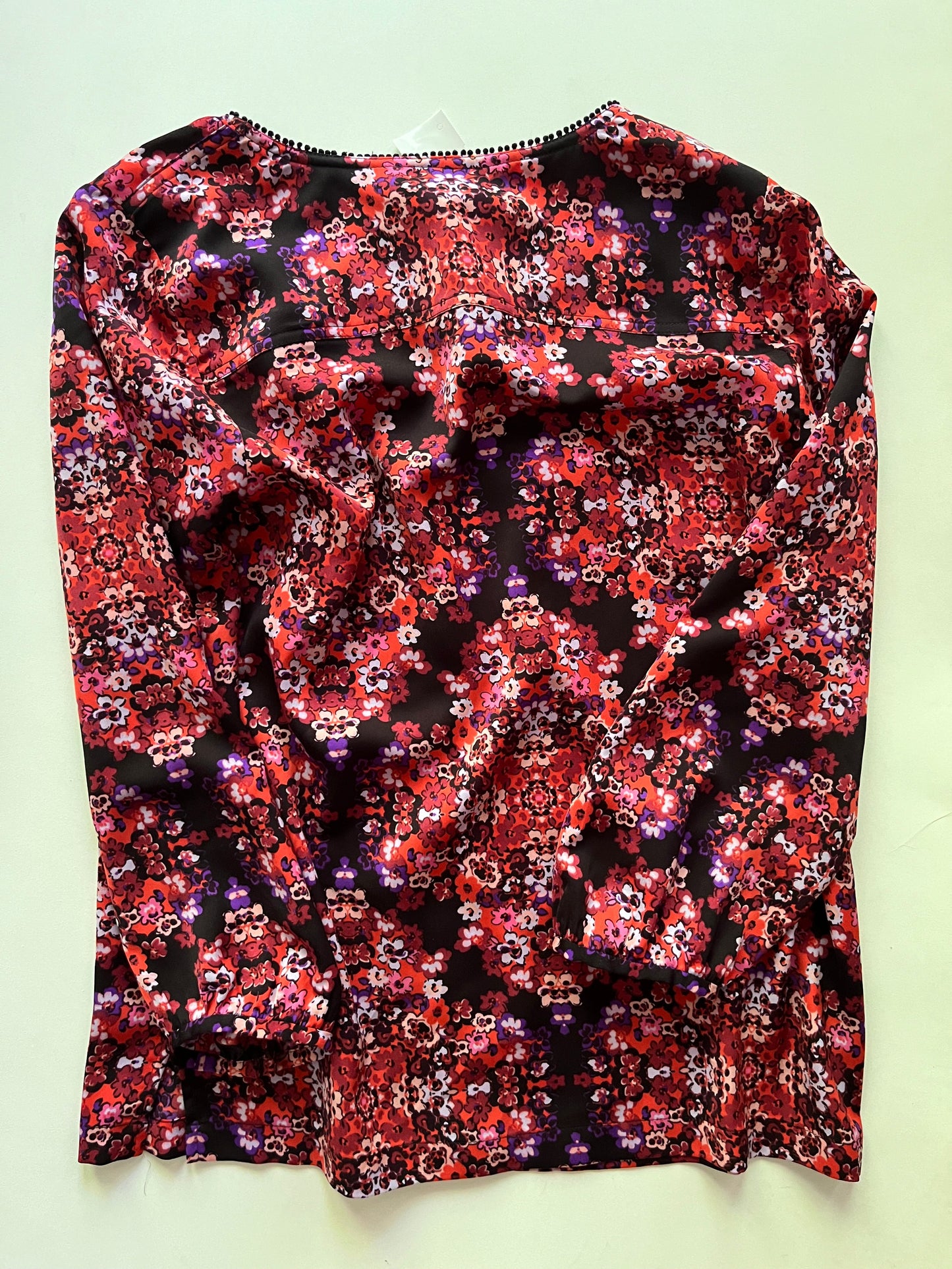 Blouse Long Sleeve By J Crew O In Floral, Size: S