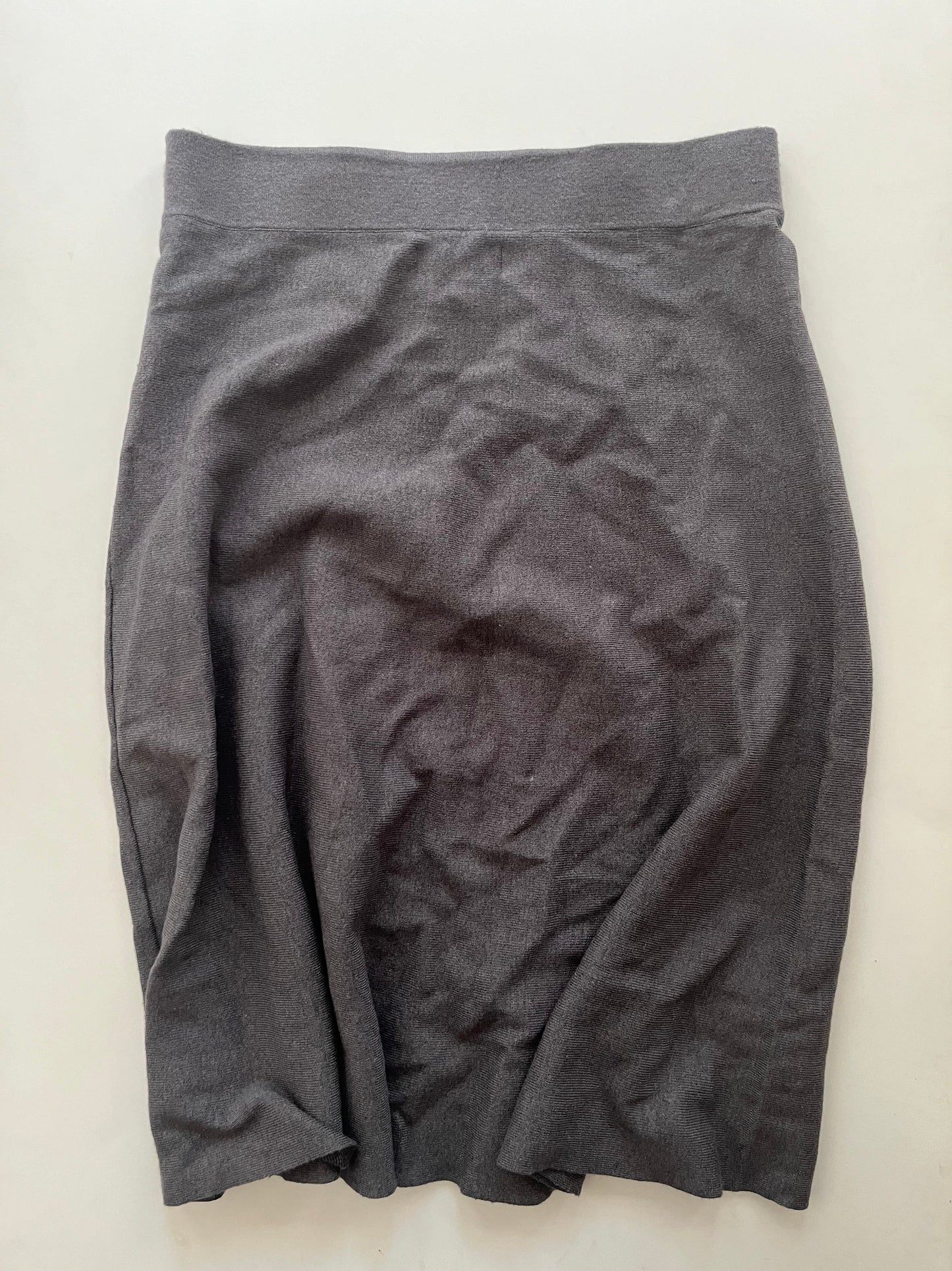 Skirt Midi By Liz Claiborne In Grey, Size: 4