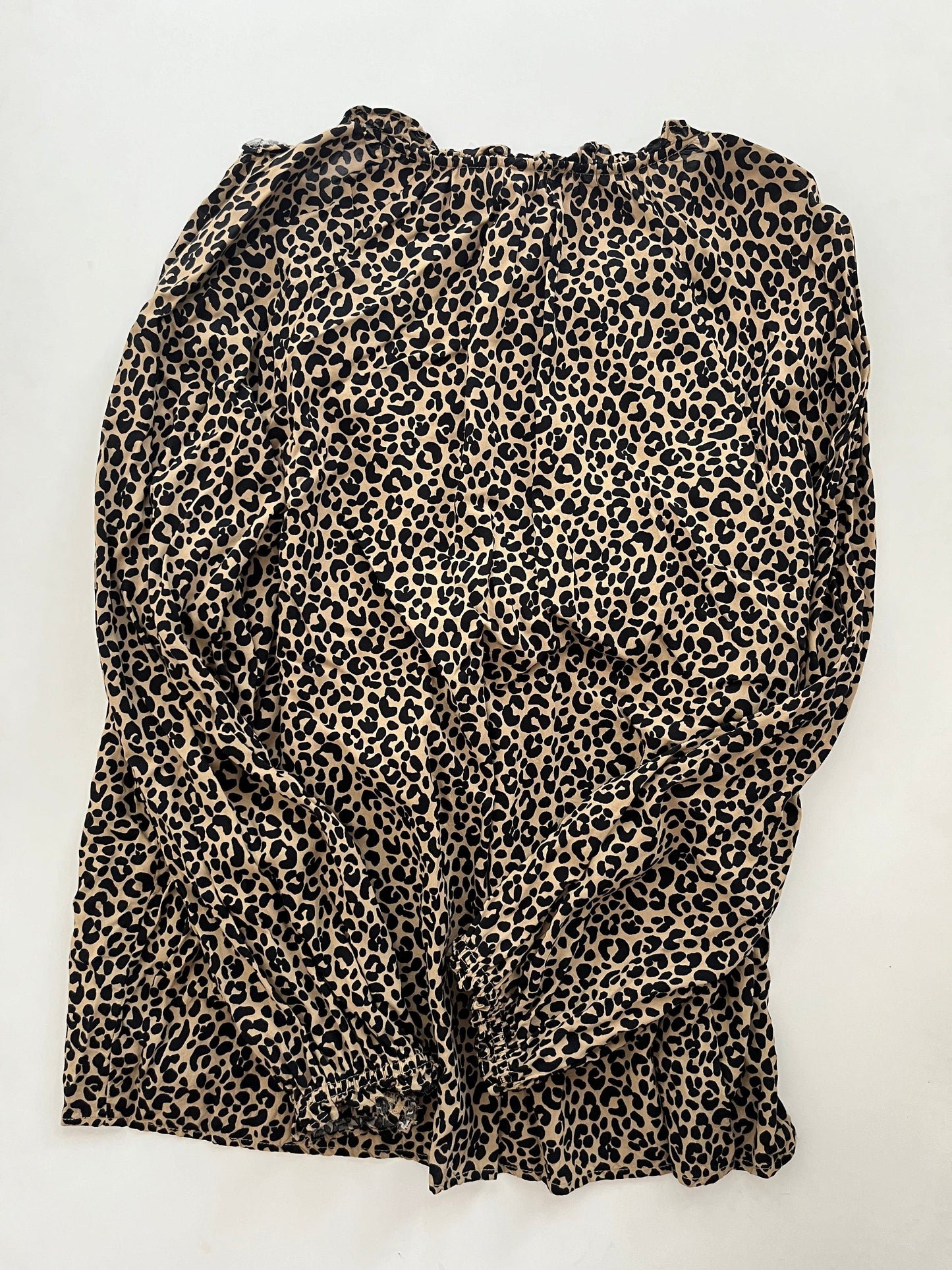 Top Long Sleeve By Old Navy In Animal Print, Size: L