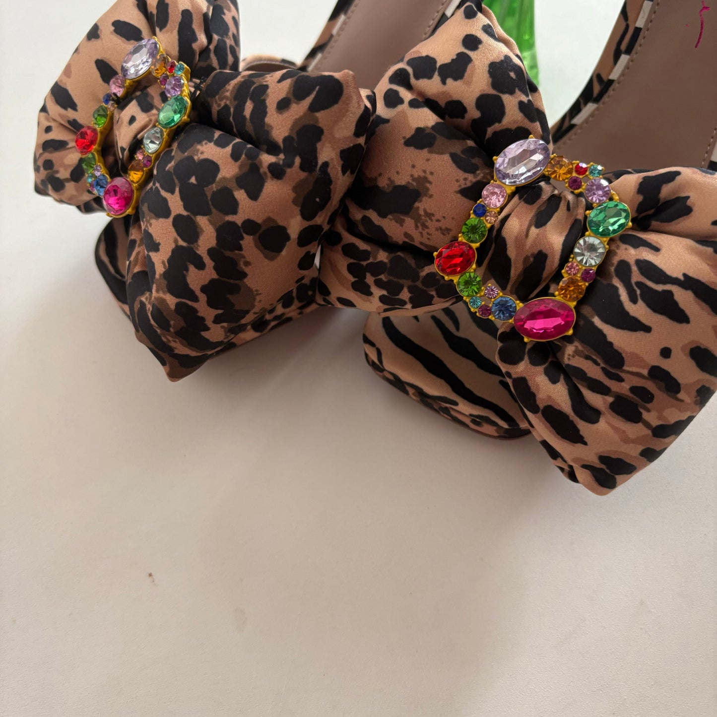 Shoes Heels Block By Betsey Johnson In Animal Print, Size: 7