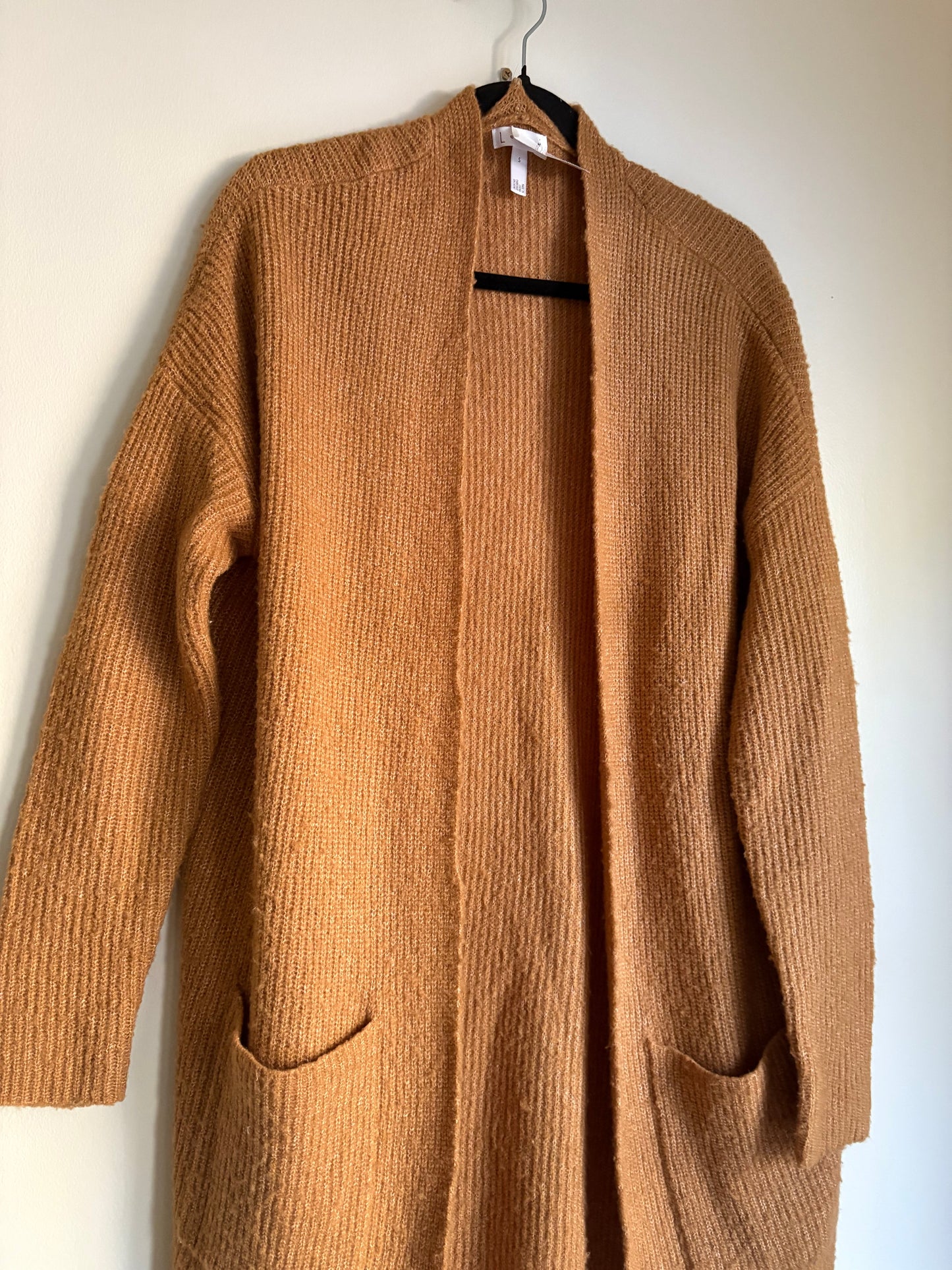 Sweater Cardigan By Leith In Brown, Size: S