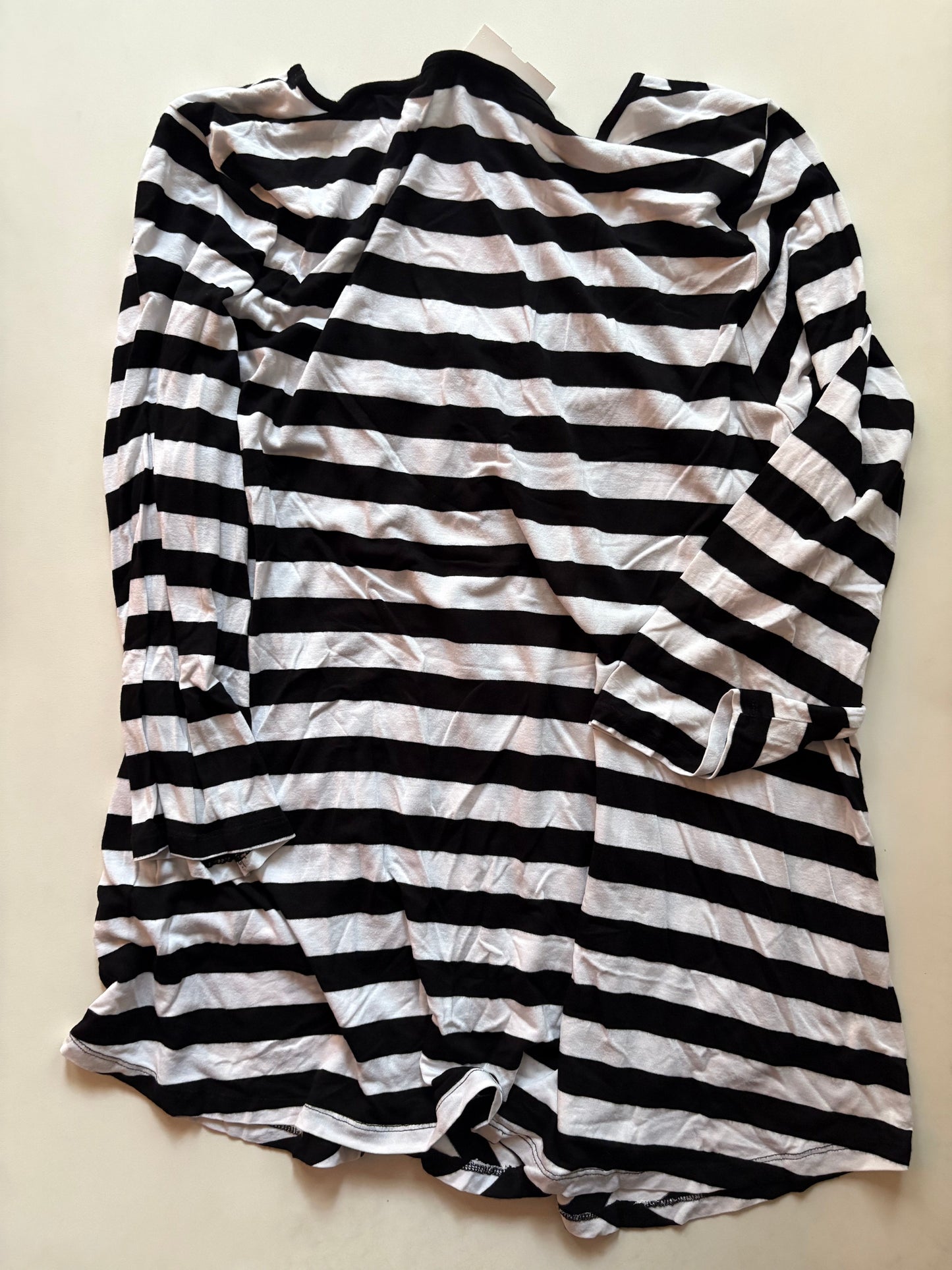 Top Long Sleeve By Cable And Gauge In Striped Pattern, Size: 2x