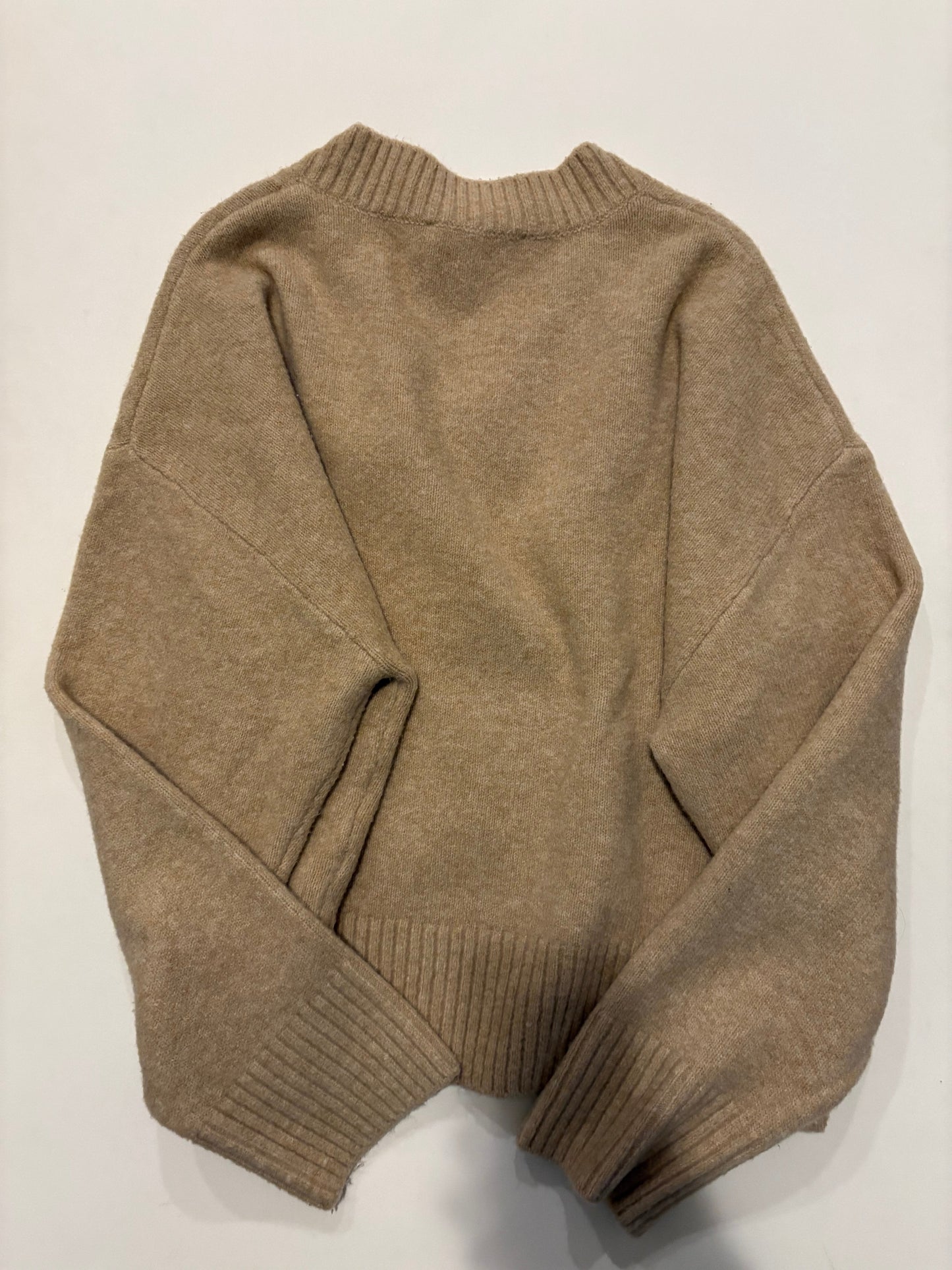 Sweater By Zara In Tan, Size: Xs