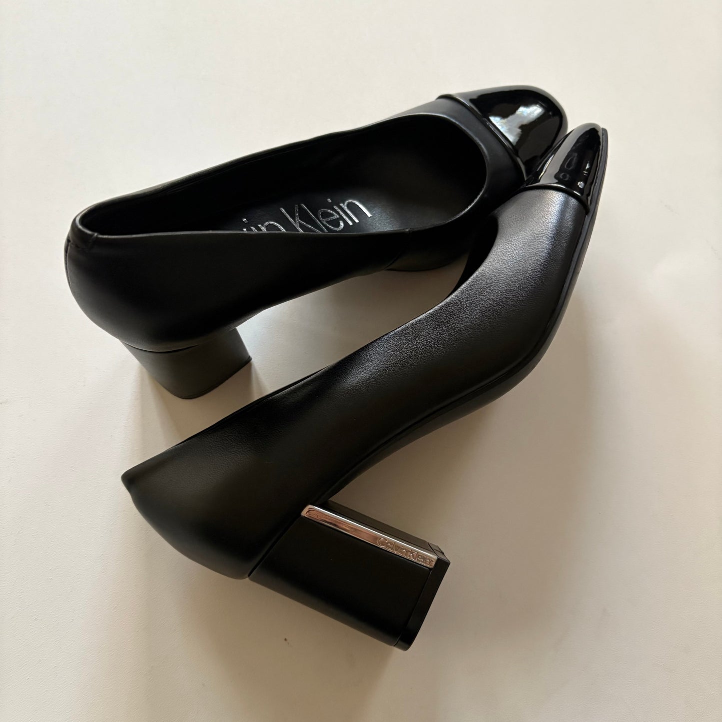 Shoes Heels Block By Calvin Klein In Black, Size: 6.5