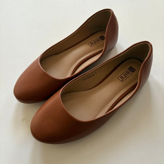 Shoes Flats By idifu In Brown, Size: 7