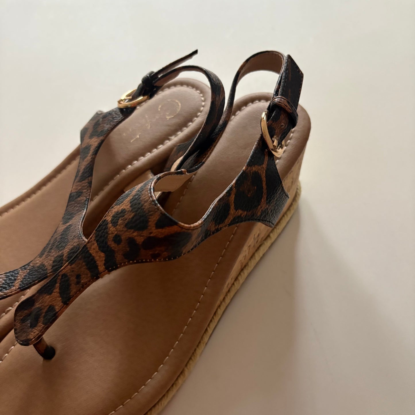 Shoes Heels Block By Cato In Animal Print, Size: 10