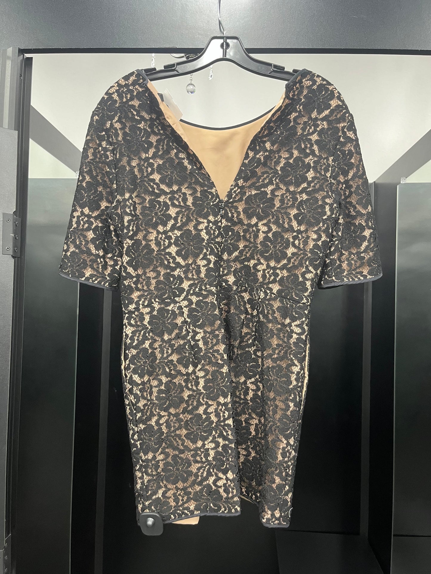 Black Tan Romper Bcbgmaxazria, Size M