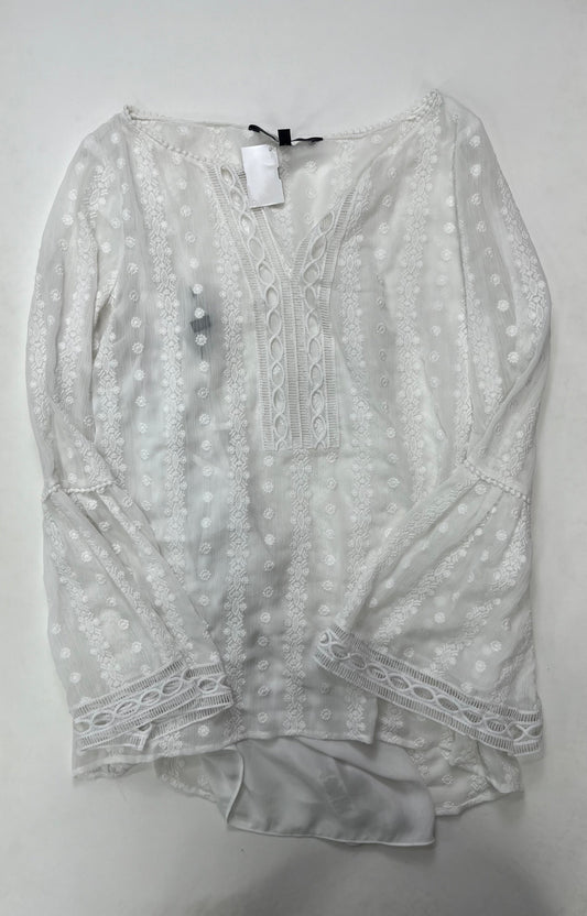 Blouse Long Sleeve By White House Black Market O  Size: S