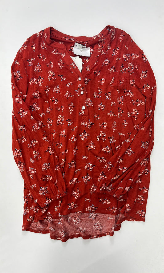 Blouse Long Sleeve By Wondery NWT  Size: L