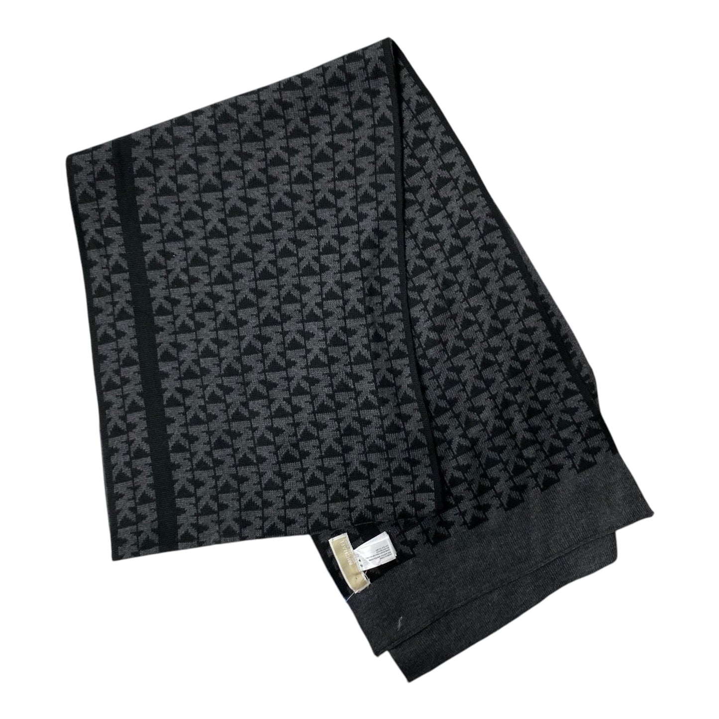 Scarf Long By Michael By Michael Kors In Black & Grey