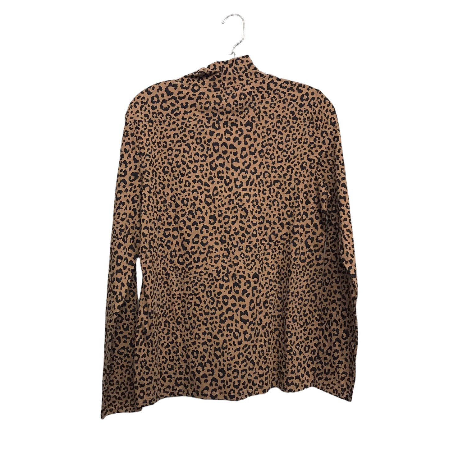 ANIMAL PRINT TOP LS BASIC by CROFT AND BARROW Size:M