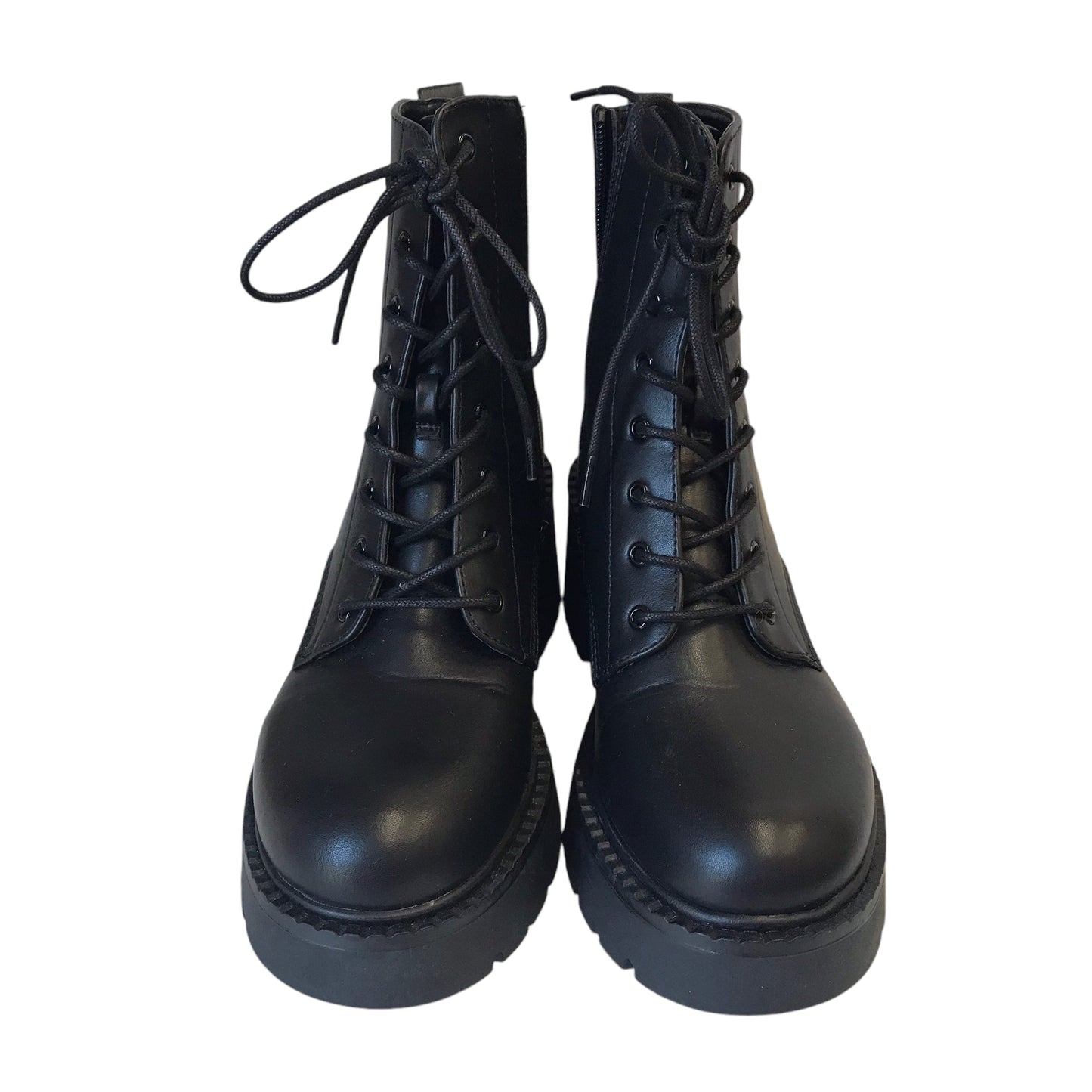 Boots Combat By Madden Girl In Black, Size:7.5