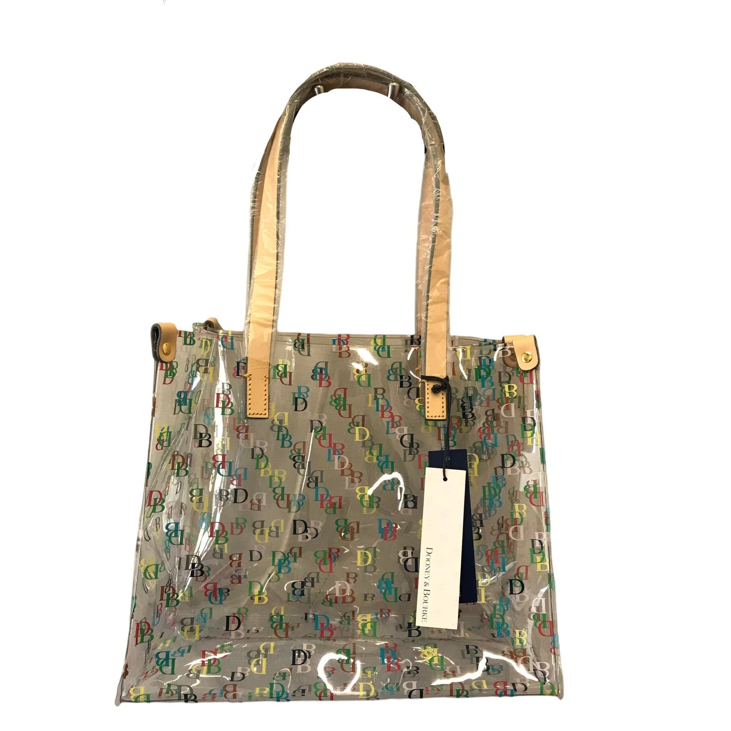 Tote Designer By Dooney And Bourke In Clear, Size:Medium