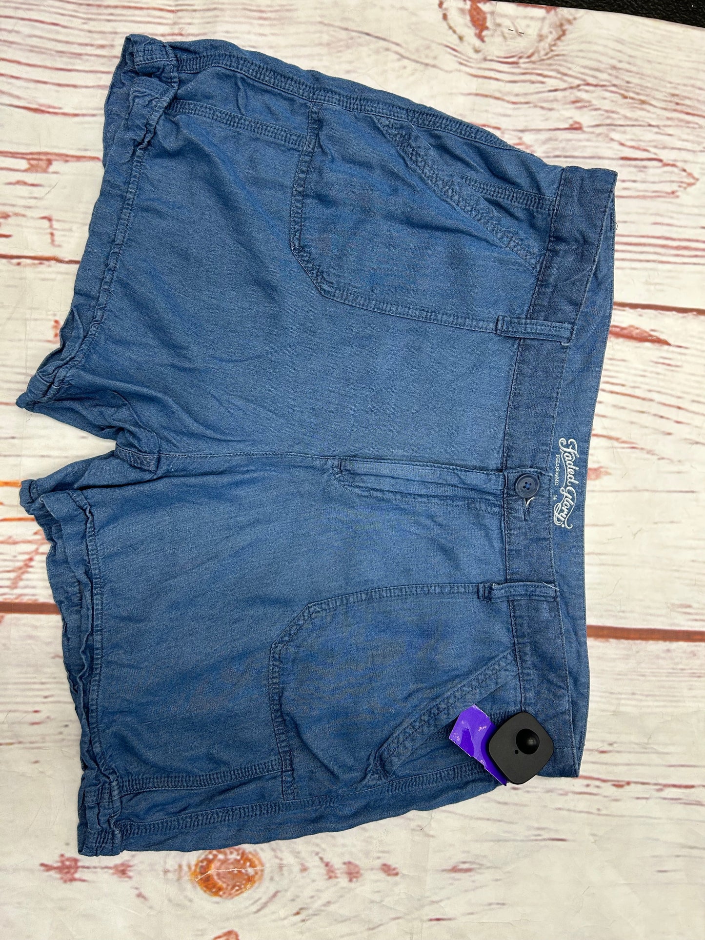 Shorts By Faded Glory In Denim Blue, Size: 14