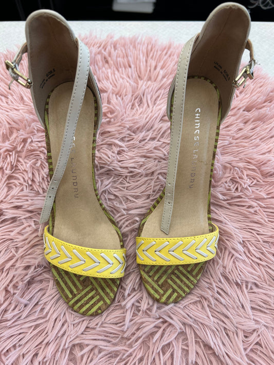 Shoes Heels Stiletto By Chinese Laundry In Yellow, Size: 6